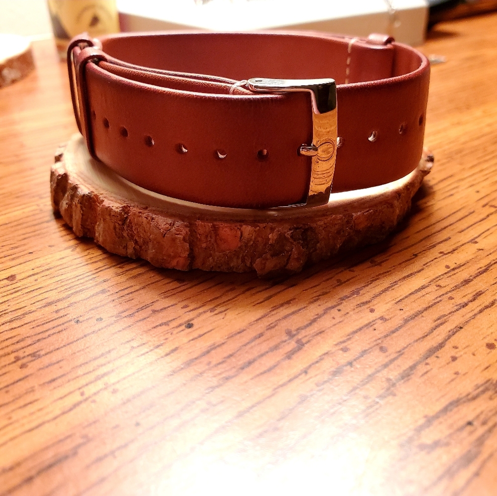 SOLD! Authentic Omega Watch NATO Leather Strap